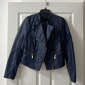 Faux navy blue jacket